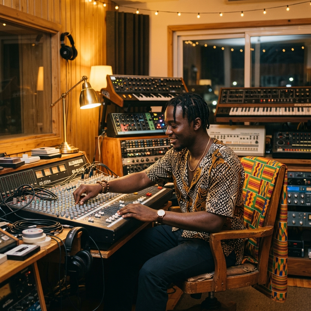 Recording studio in Accra